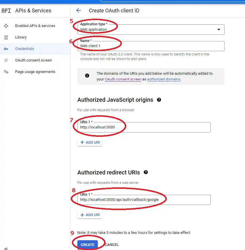 google cloud platform configuration2